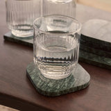 Marmeren onderzetters groen- 4 stuks