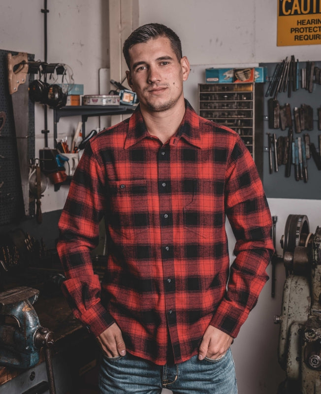 Pike Brothers - Shirt '1937 Roamer Shirt Red Flannel'