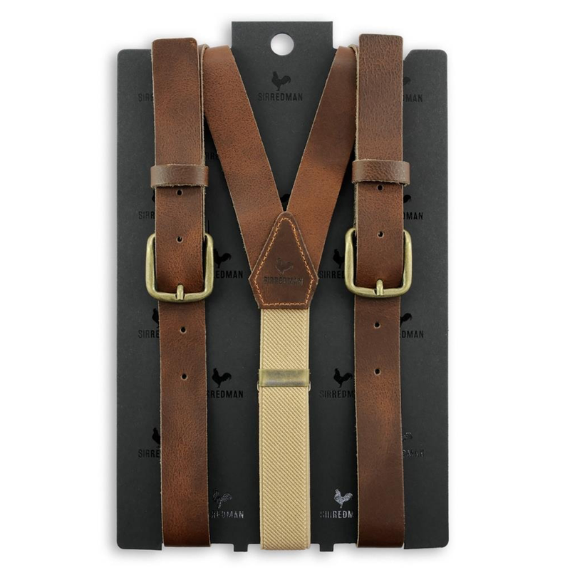 Sir Redman Braces Y-Model - Brown