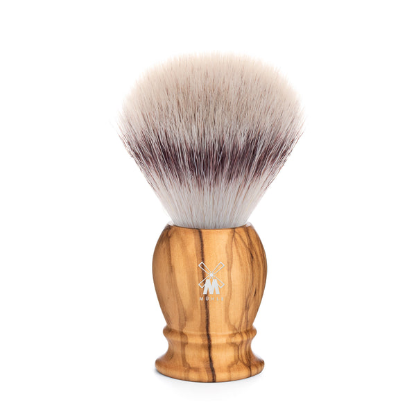 Mühle - Scheerborstel 'classic olijfhout' Silvertip Fibre