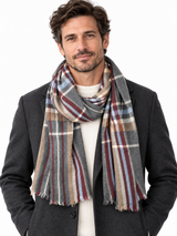 Heren sjaal 100% wol – herfst/winter 2026 - Premiumkwaliteit