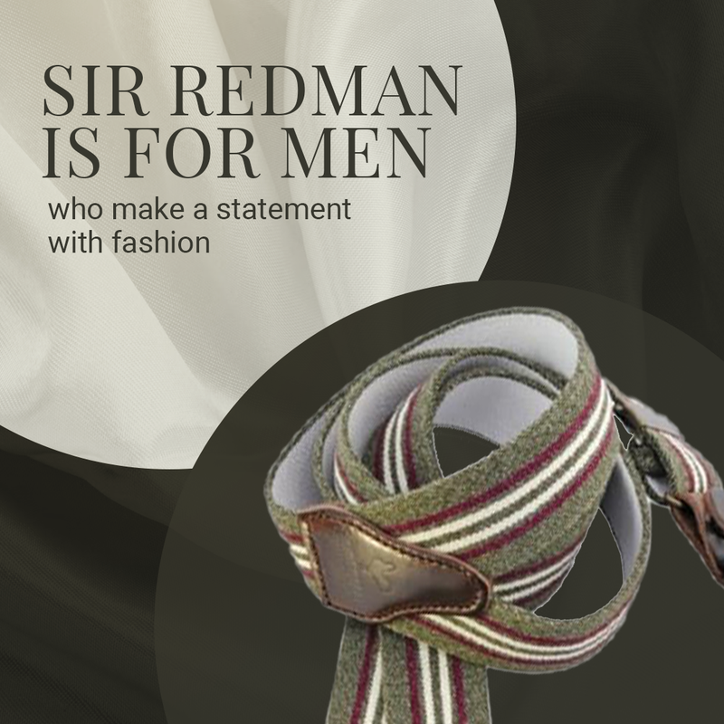 Sir Redman Braces - Y-Model - Green