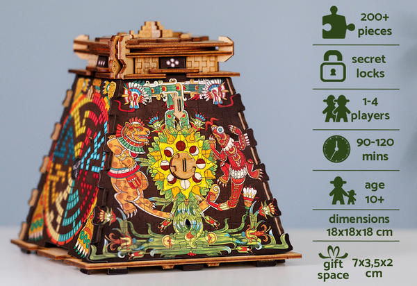 Cluebox - puzzel De Zonpiramide