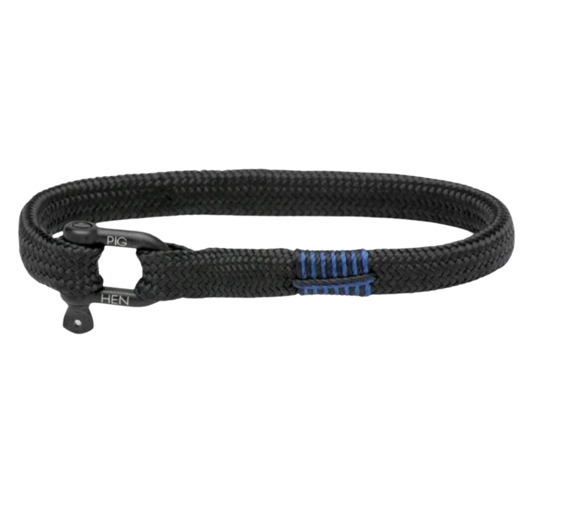 Pig & Hen - Armband 'Vicious Vik' - Black & Black