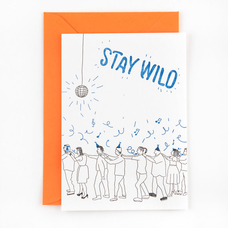 Studio Flash - Postkaart 'Stay wild'