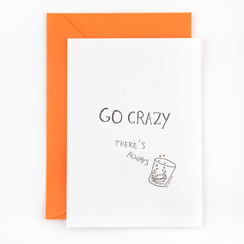 Studio Flash - Postkaart 'Go crazy - hangover'