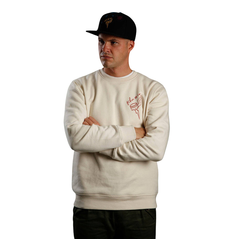 Fika&Co - Sweater 'Creme logo'