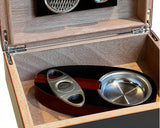 Humidor - geschenkset in teakhout