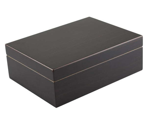 Humidor - geschenkset in teakhout