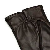 1861 - Lederen handschoenen - donker bruin