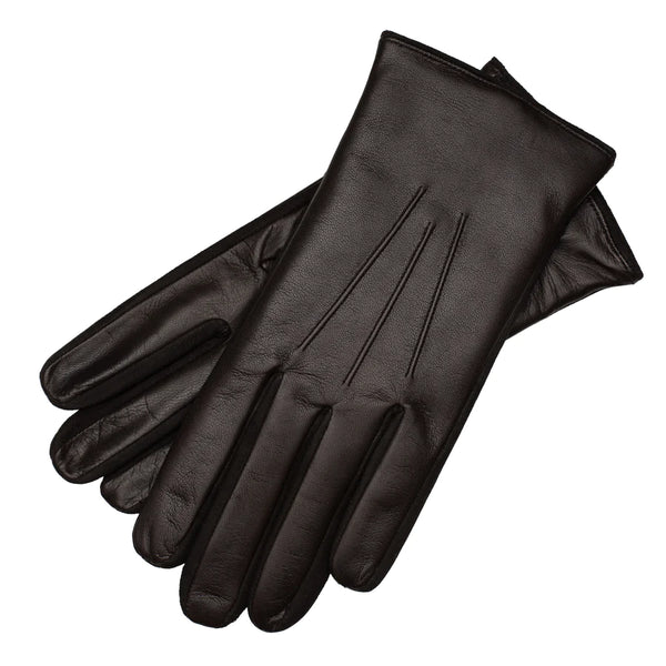 1861 - Leather gloves - dark brown