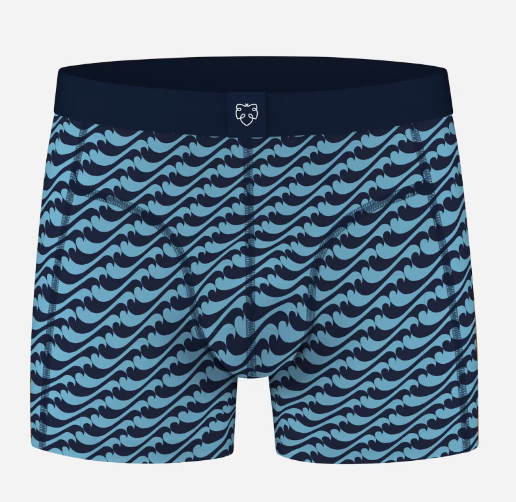 A-dam - Boxer shorts 'Blue Waves'