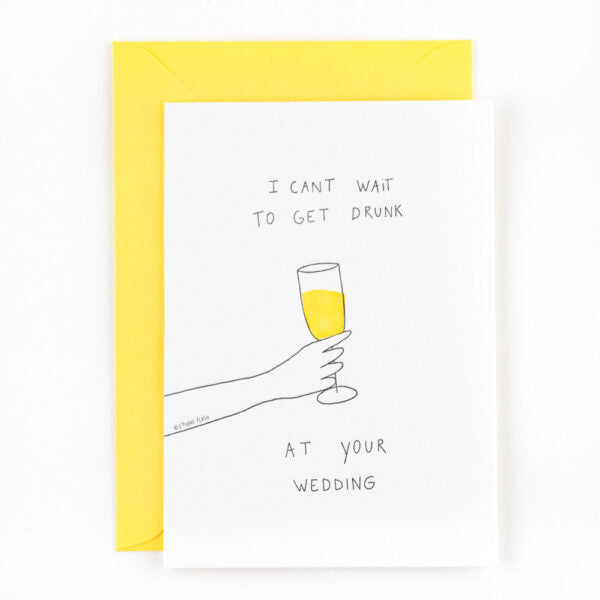 Studio Flash - Postkaarten 'I can't wait to get drunk'