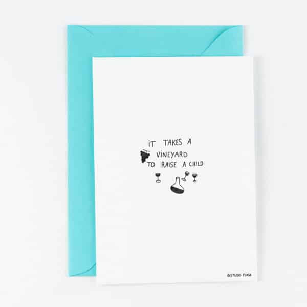 Studio Flash - Postkaarten 'It takes a vineyard'