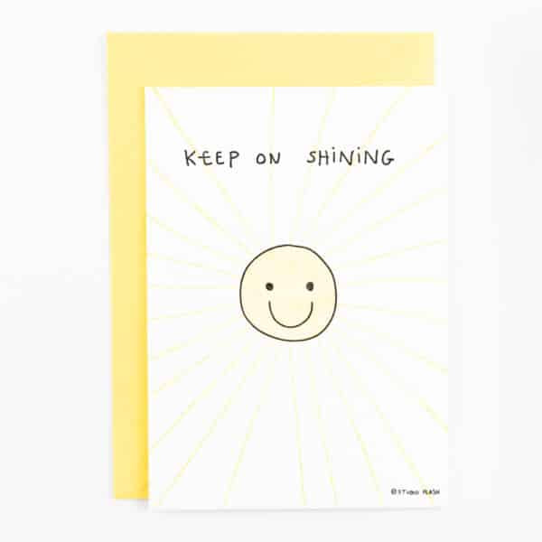 Studio Flash - Postkaarten 'Keep on shining'