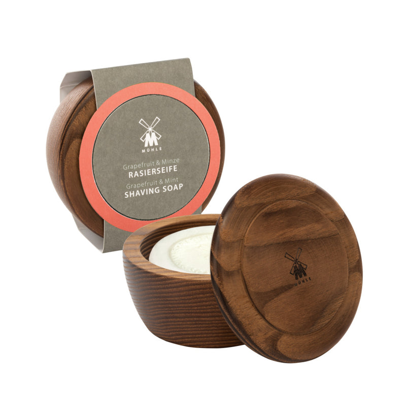 Mühle - Wooden shaving bowl with shaving soap