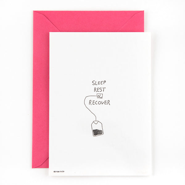 Studio Flash - Postkaart 'Sleep, rest, recover'
