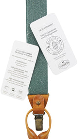Sir Redman - Luxury Braces - Richy Recycle Green