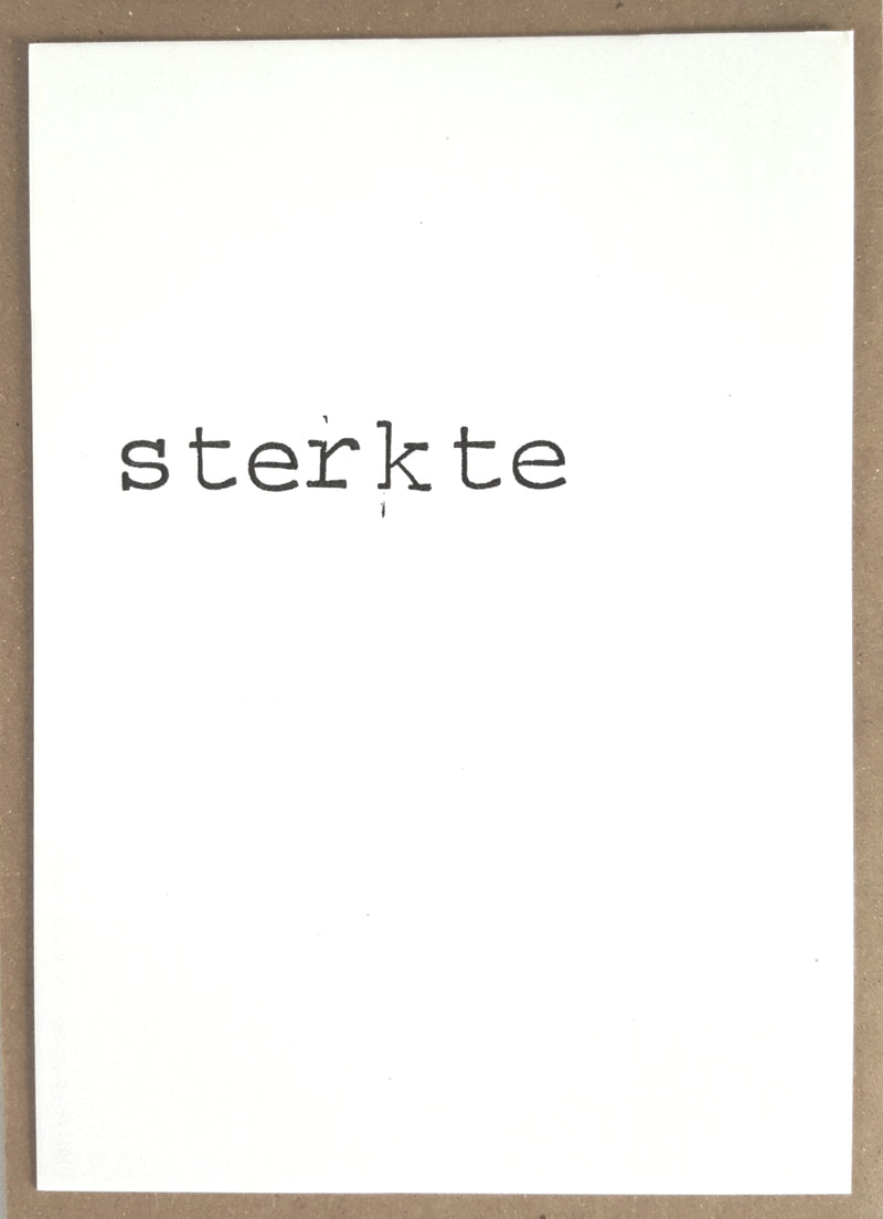 By Mar - Postcard 'Strength'