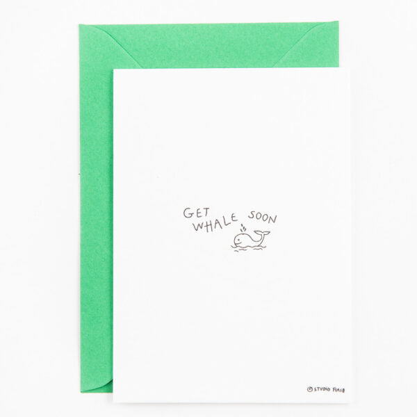 Studio Flash - Postkaart 'Get Whale Soon'