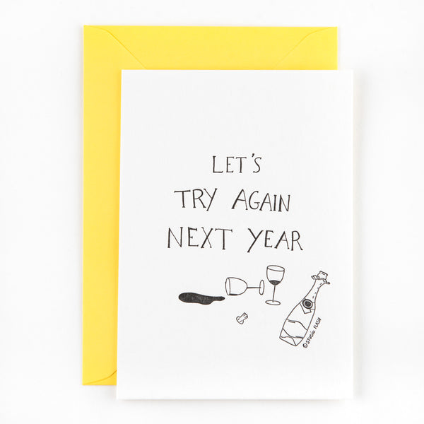 Studio Flash - Postkaart 'Let's try again next year'