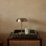 Marmeren dienblad met opstaande rand groen vierkant 30x30 cm