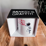 Banksy - Keramische Mok 325ml