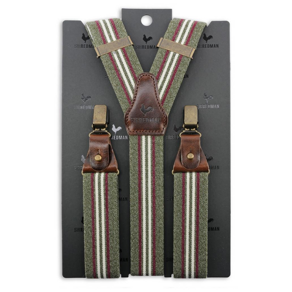 Sir Redman Braces - Y-Model - Green