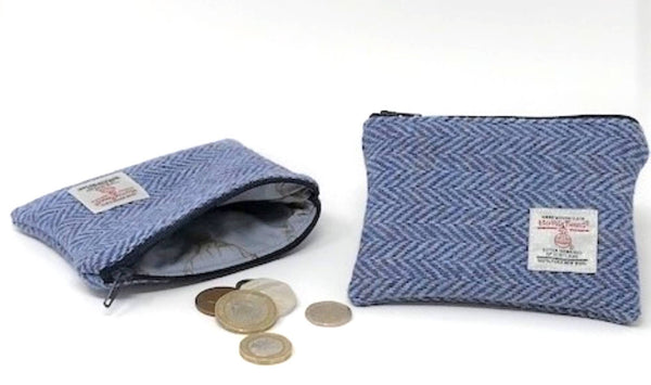 Created by the Ridley's - Wallet - Blue herringbone