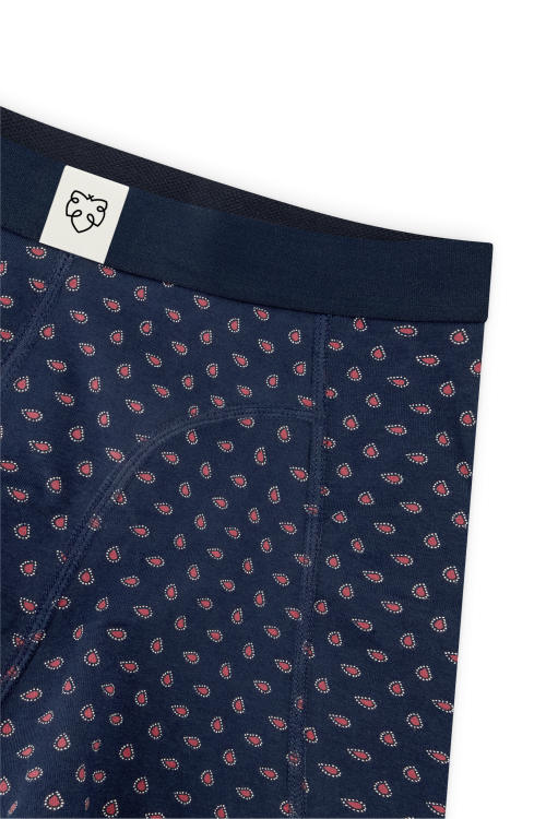 A-dam - Boxershort 'Navy Paisley'