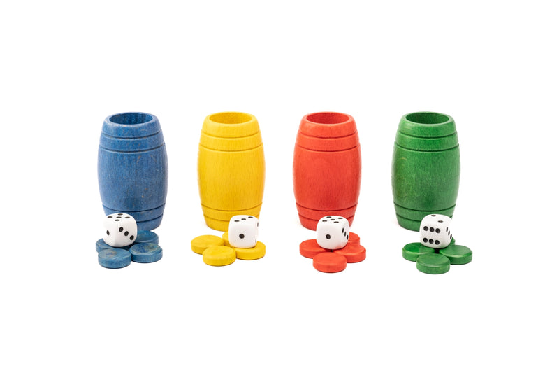 Dubbel bordspel 'Mens erger je niet' en 'Ganzenbord'