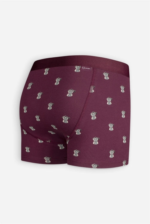 A-dam - Boxershort 'Burgondy Percolator'