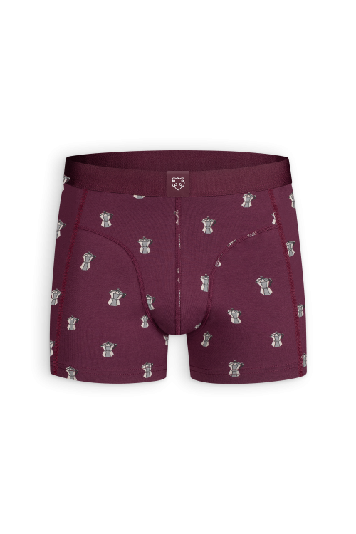 A-dam - Boxershort 'Burgondy Percolator'