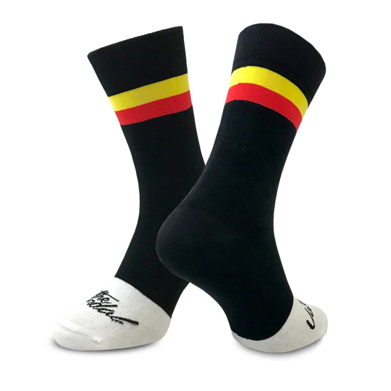 The Vandal - Sokken "Belgian Cycling Zwart"