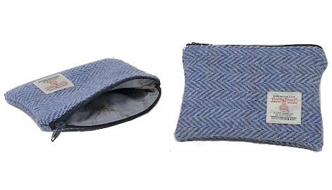 Created by the Ridley's - Wallet - Blue herringbone
